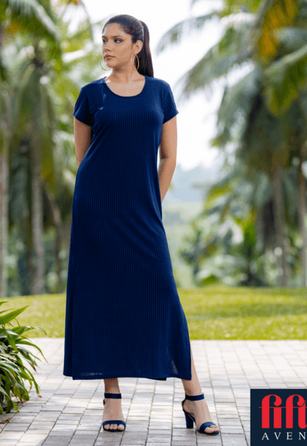 Ribbed Maxi Dress